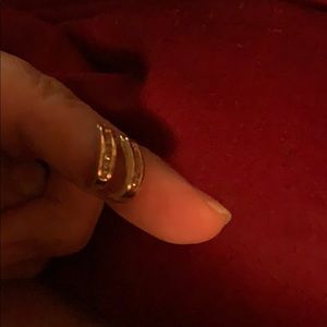 14kt yg diamond earring jackets